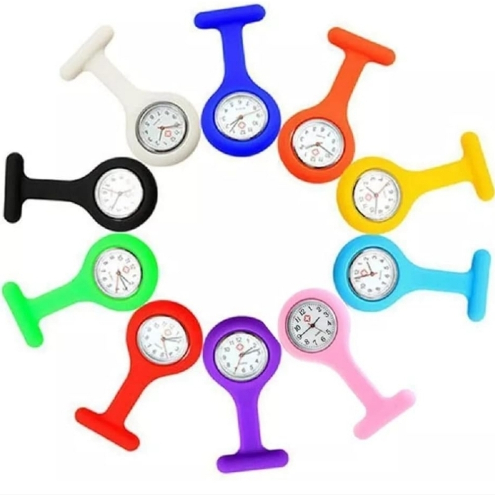 Silicone Nurse Watches for Women, 10 Pcs/Set Nursing Watches for Nurses,